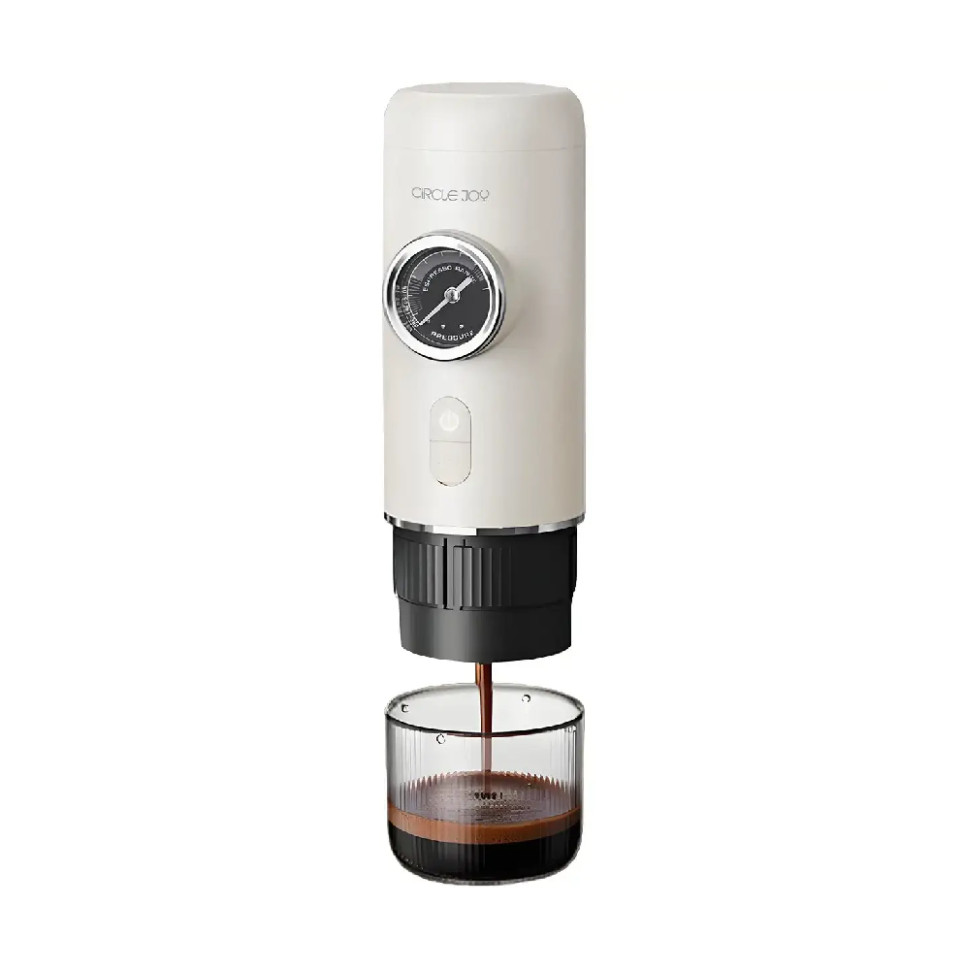 Портативна кавоварка з манометром Xiaomi Circle Joy LeCui Portable Italian Electric Coffee Machine, White (CJ-KFJ02)