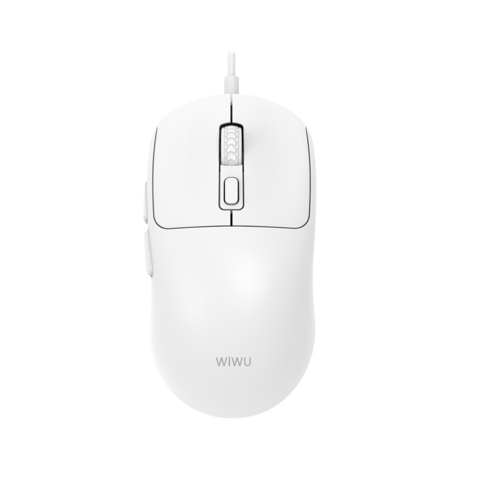 Маніпулятор миша бездротова WIWU USB2.0 Wired Mouse WM111 White (6977703656886)