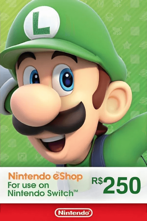 Nintendo eShop Card 250 BRL | Brazil (ключ активації)