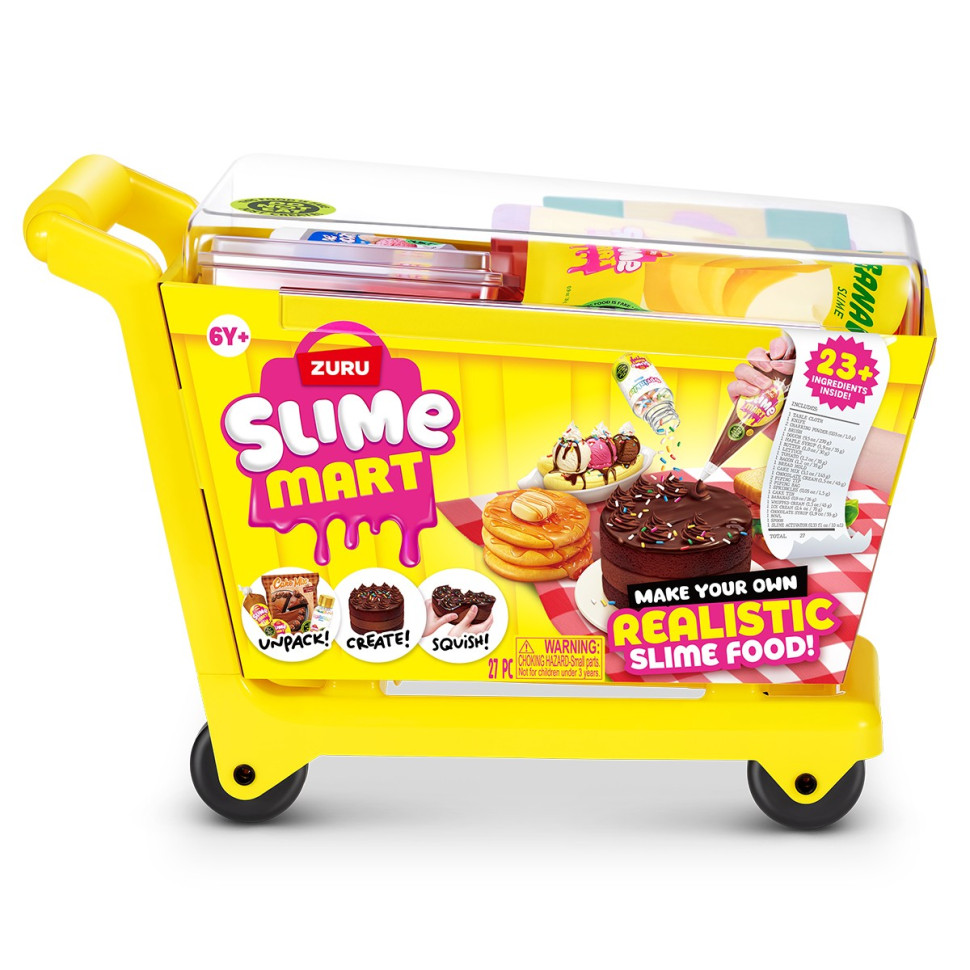 Ігровий набір зі слаймами SLIME MART серії "Shopping Cart"  -  ВІЗОК СМАКОЛИКІВ