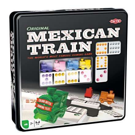 Настільна гра Tactic Мексиканський Поїзд (у метал. коробці) (Mexican Train) (54005)