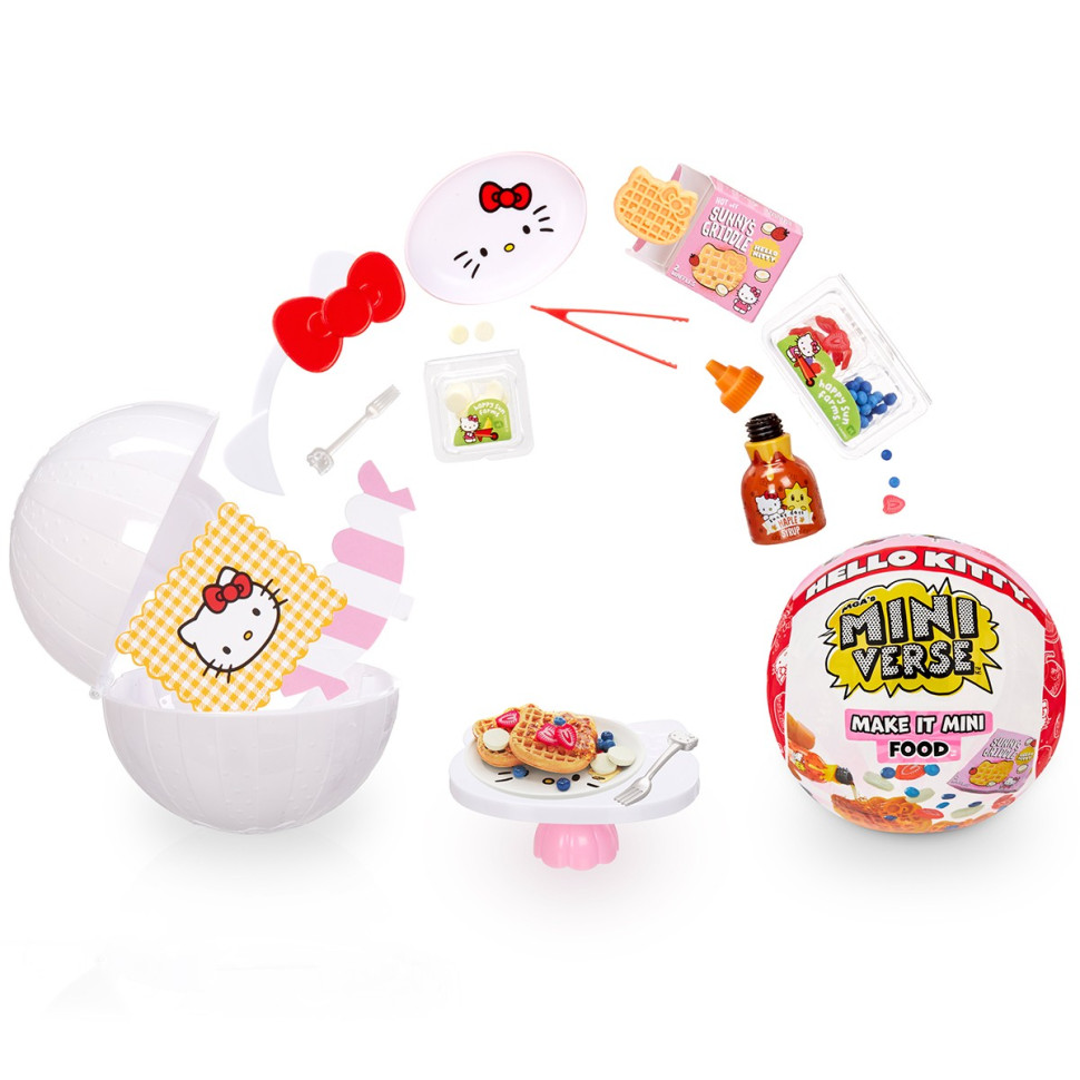 Ігровий набір MINIVERSE серії "Sanrio" S1  -  СТВОРИ СМАКОЛИКИ В СТИЛІ ХЕЛЛОУ КІТТІ (в асорт, в дисп)