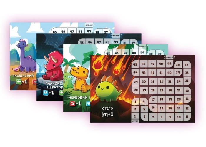 Настільна гра Geekach Games Малі веселі динозаври (Happy Little Dinosaurs) (укр.) (GKCH0284)