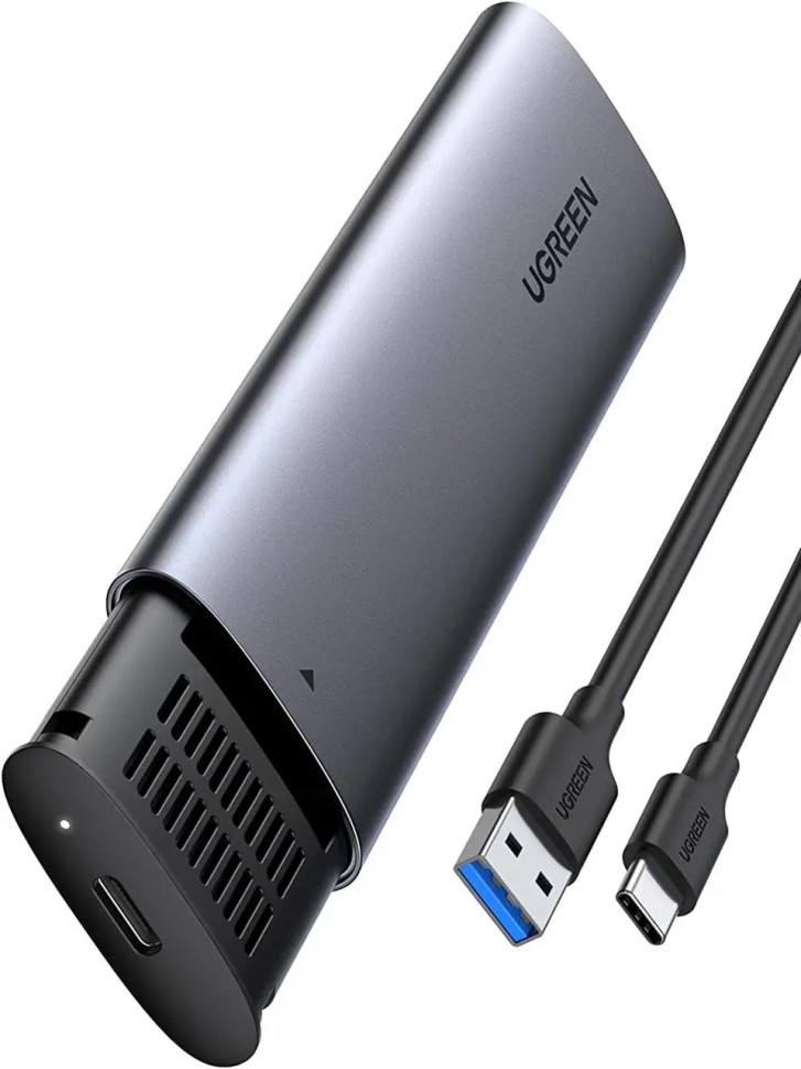 Зовнішня кишеня для накопичувача UGREEN USB-C to M.2 NGFF 5G Enclosure A TO C Cable 50cm (UGR-10903)