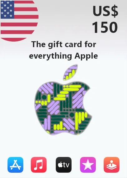 Подарункова карта iTunes 150 USD Gift Card | USA обліковий запис тільки (Ключ активації)