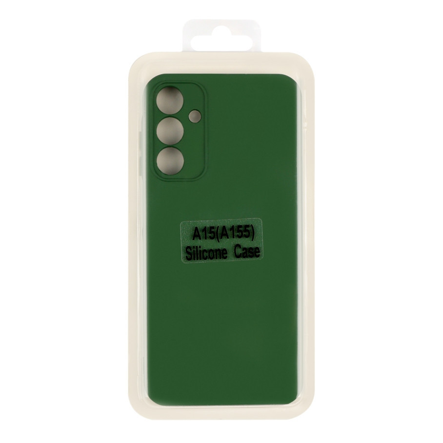 Чохол Silicone Cover Full Camera (A) для Samsung Galaxy A15 (A155)/A15 5G (A156) 71.Dark Green
