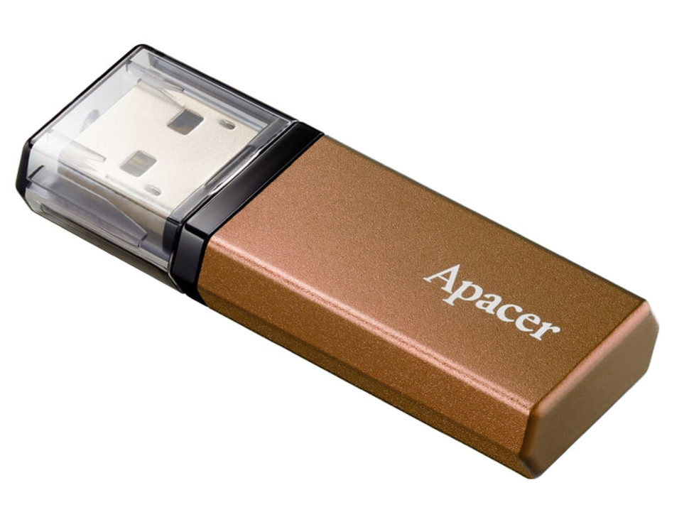 Флеш-накопичувач Apacer USB 3.2 Gen 1 AH25C (256ГБ колір Бронза) (запис до 30 Mb/s)