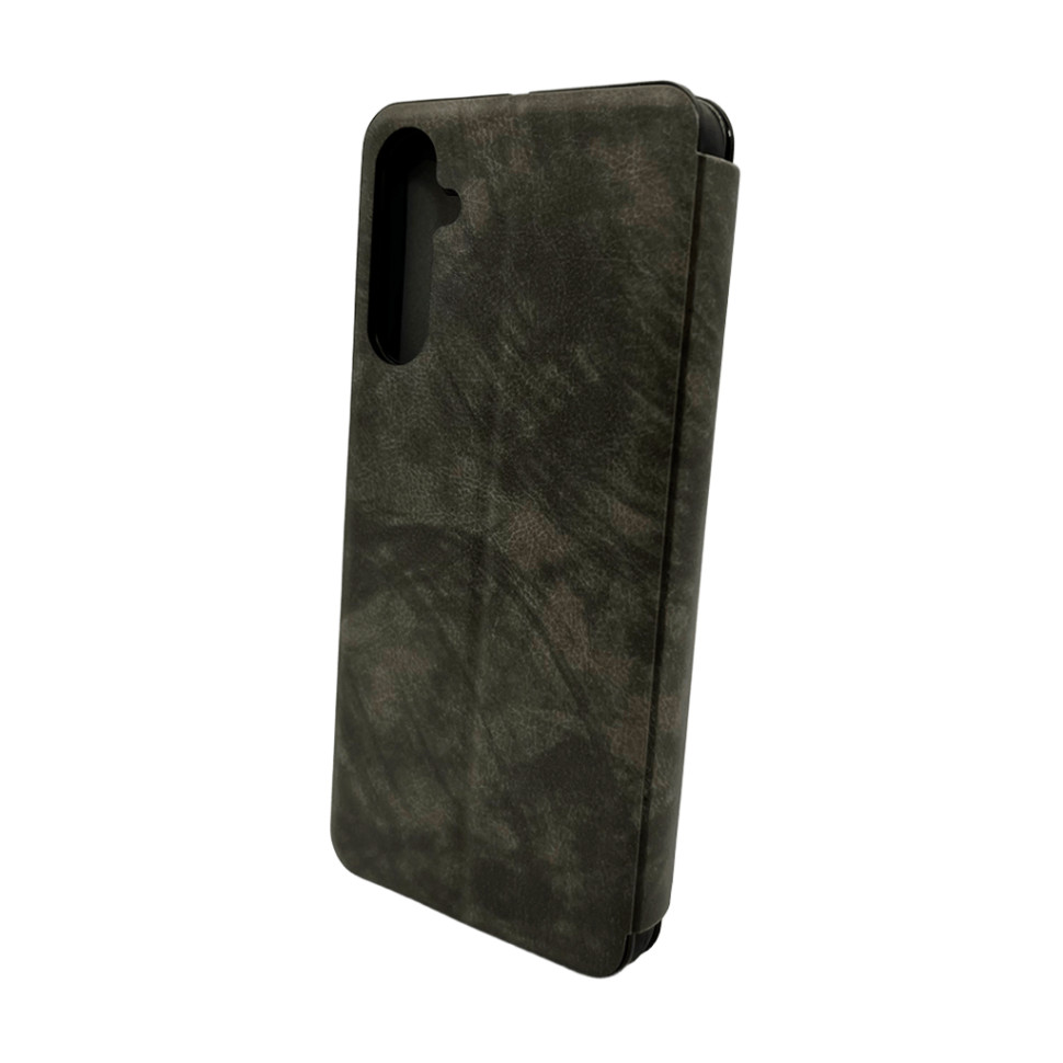 Чохол для смартфона Leather Premium for Samsung Galaxy A17 5G Grey (LPRGaA175GGrey)
