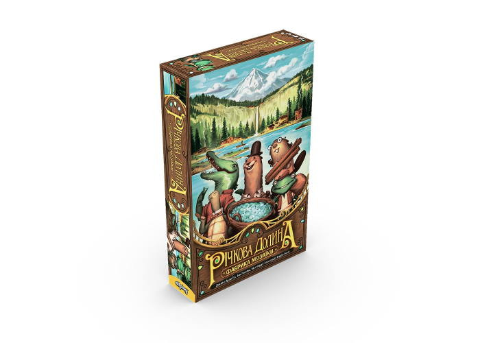 Настільна гра Asmodee Річкова Долина. Фабрика мозаїки (River Valley. Glassworks) (укр.) (ALLRIVV0101UA)
