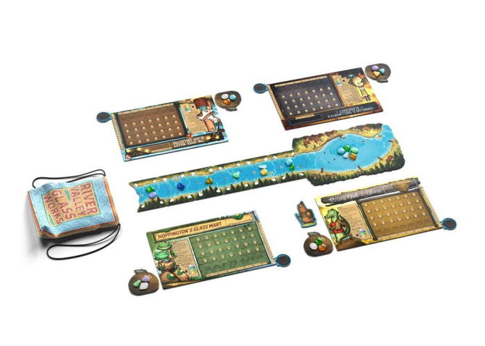 Настільна гра Asmodee Річкова Долина. Фабрика мозаїки (River Valley. Glassworks) (укр.) (ALLRIVV0101UA)