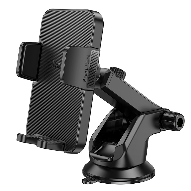 Автотримач для телефона HOCO H37 Cheetah car holder(center console) Black (6942007617192)