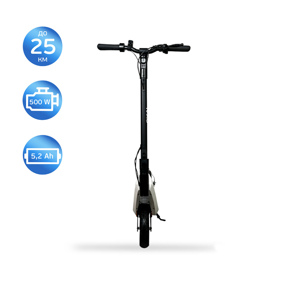 Електросамокат OKAI Zippy ES50С Black 8" 250W/500W, 5.2Ah, 20 km, 25 km/h, 10°, 13.5 kg (ES50C-B)