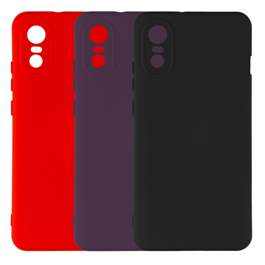 Чохол Silicone Cover Full Camera (A) для ZTE Blade A31 42.Maroon