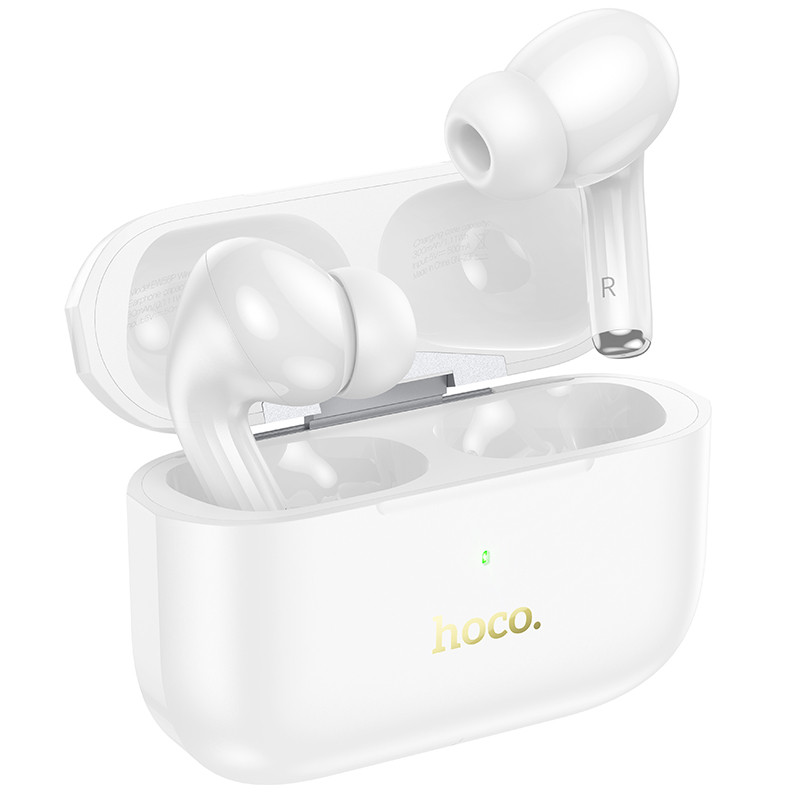 Бездротові навушники HOCO EW56 Plus Generoso true wireless ANC noise reduction BT headset White (6942007606707)