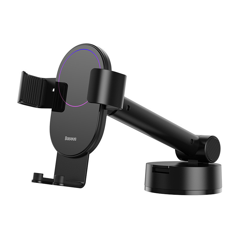 Автотримач для телефона Baseus Simplism gravity car mount holder with suction base Black (SUYL-JY01)