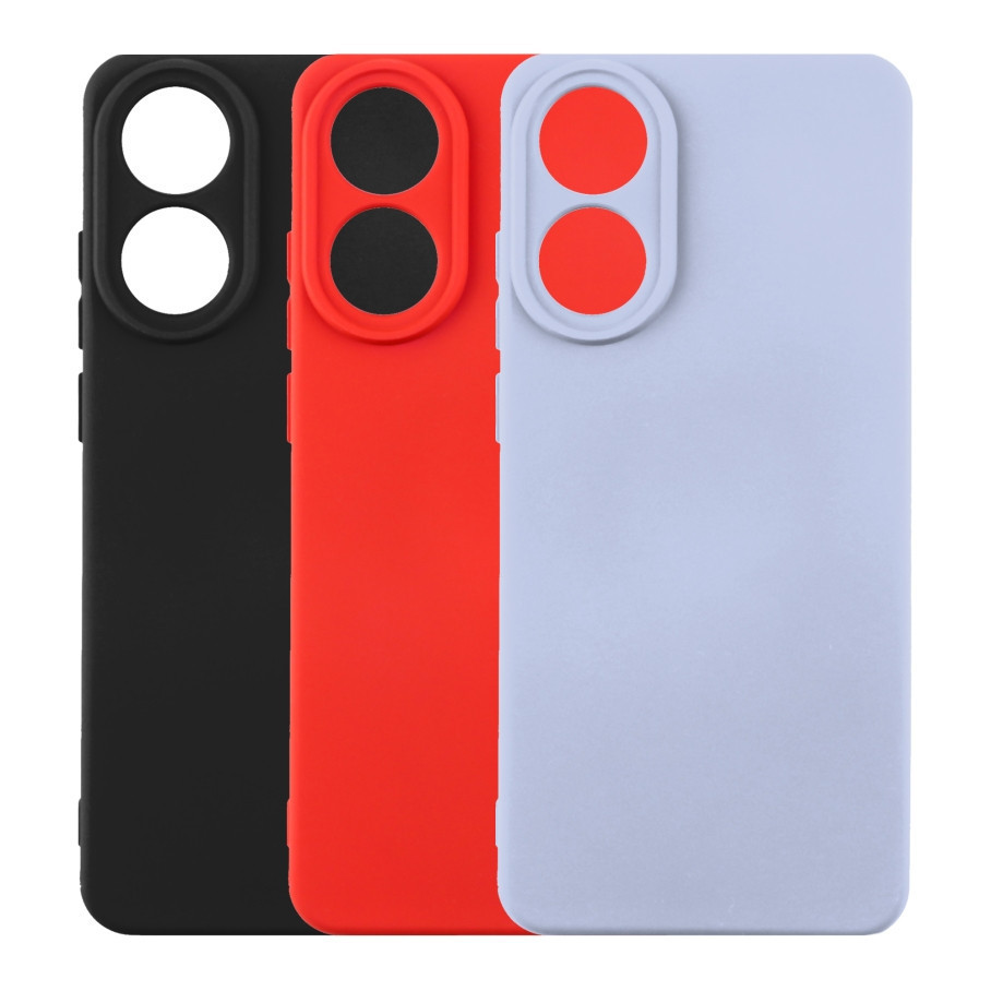 Чохол Silicone Cover Full Camera (A) для Oppo A78 4G 19.Pink Sand