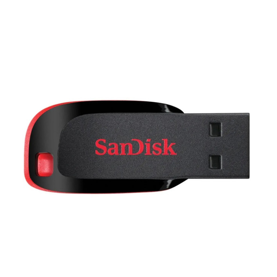 Флеш-накопичувач SanDisk USB 2.0 Cruzer Blade 64Gb Black/Red (SDCZ50-064G-B35)