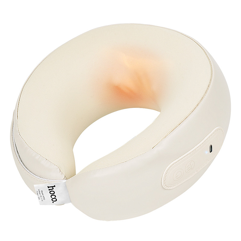 Масажер HOCO HP53 1200 mAh Neck massager Beige (6942007674652)