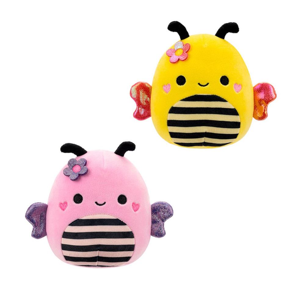 М'яка іграшка SQUISHMALLOWS  -  ДРУЗІ ДЖМЕЛІ (2 шт, 19 cm)