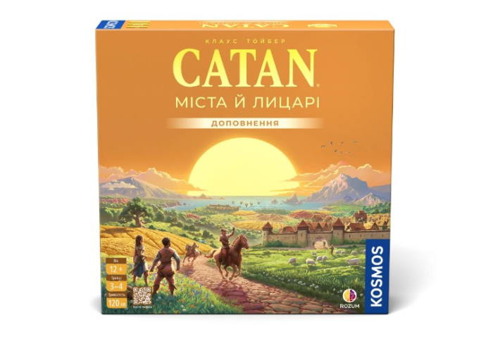 Настільна гра Rozum Катан: Міста й лицарі (Catan: Cities & Knights) (укр.) (R104UA)