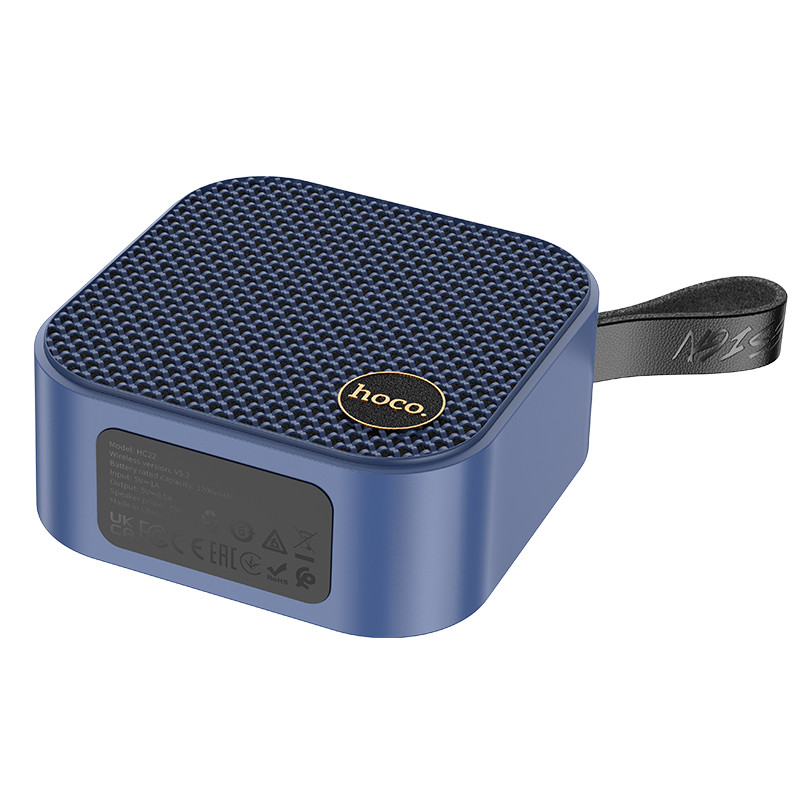 Портативна колонка HOCO HC22 Auspicious sports BT speaker Blue (6931474798886)