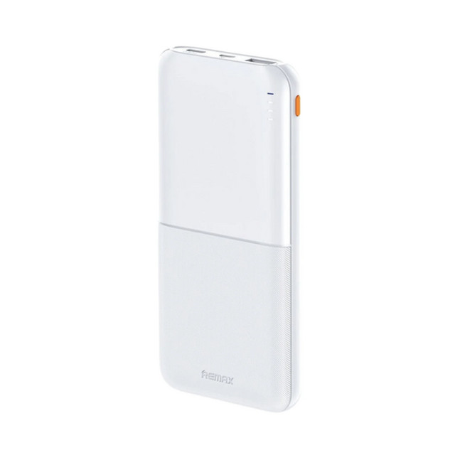 Зовнішній акумулятор REMAX Lango II Series 2.4A Power Bank 10000mAh RPP-23 White (6954851215684)