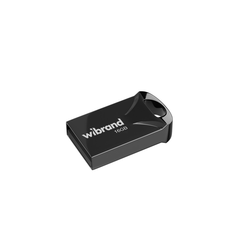 Флеш-накопичувач Wibrand USB 2.0 Hawk 16Gb Black (WI2.0/HA16M1B)