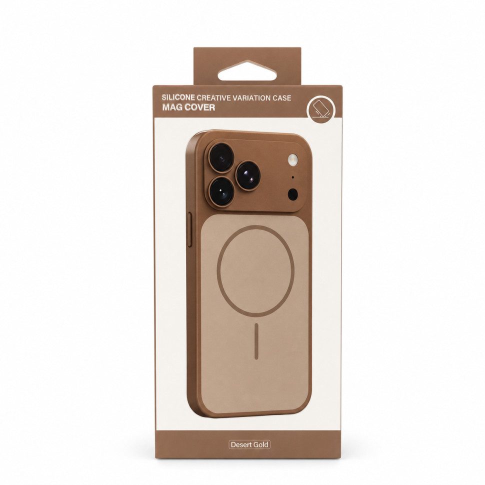 Чохол для смартфона Silicone Creative Variation Case MAG COVER Apple iPhone 15 Pro Max 3,Gold of the desert (MagCOViP15PM-3)
