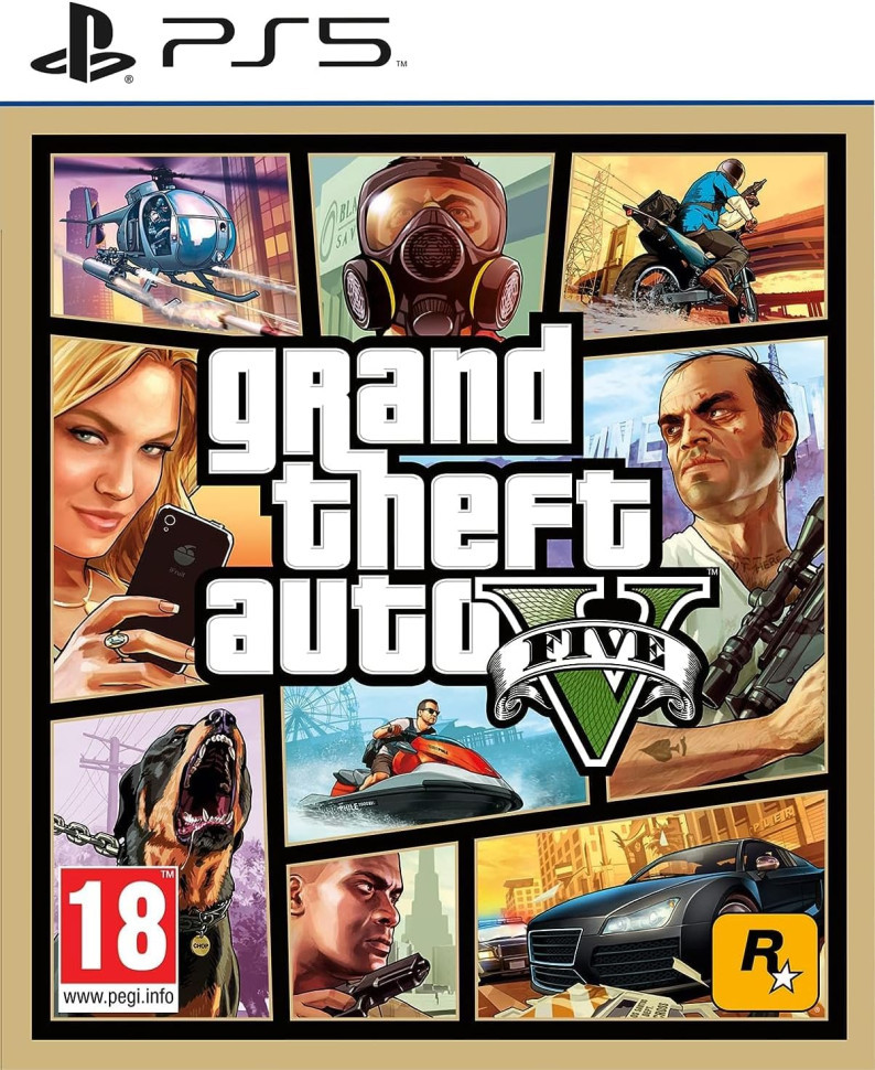 Гра Grand Theft Auto V (GTA 5) (PS5) (російські субтитри)