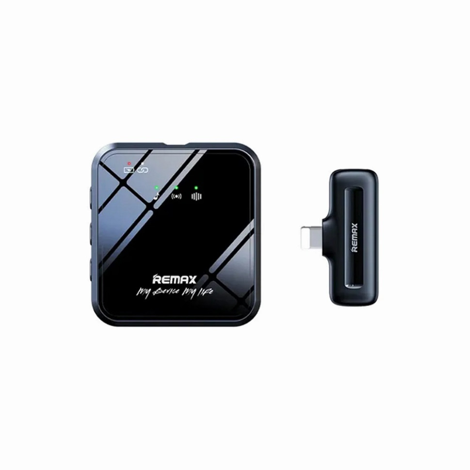 Бездротова мікрофонна система REMAX K11 (Lightning) Black (6954851222033)
